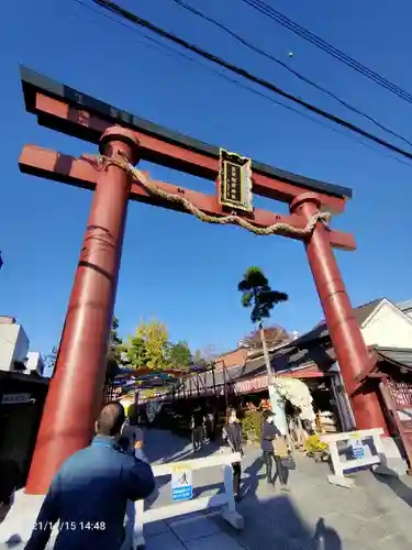 笠間稲荷神社の鳥居