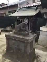 六実稲荷神社の狛犬