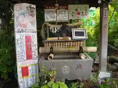 江北氷川神社の手水