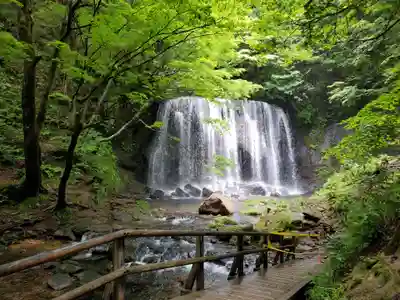 達沢不動滝の周辺