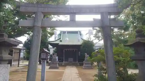 野火止氷川神社の鳥居