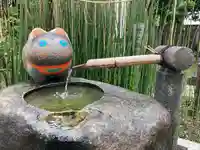 阿豆佐味天神社 立川水天宮の手水舎