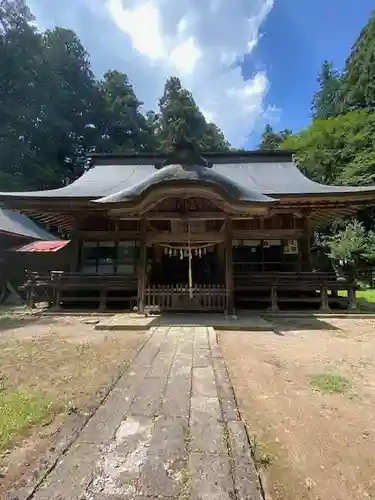 都々古別神社(馬場)の本殿・本堂