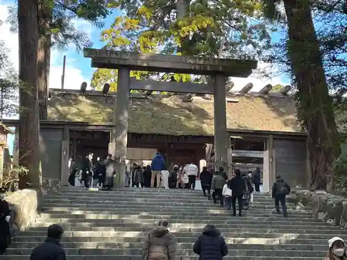 伊勢神宮内宮（皇大神宮）の鳥居