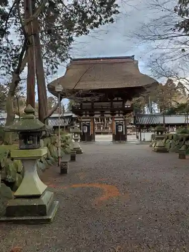 沙沙貴神社の山門