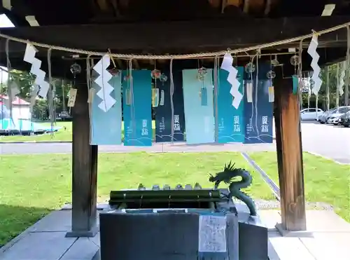 美瑛神社の手水