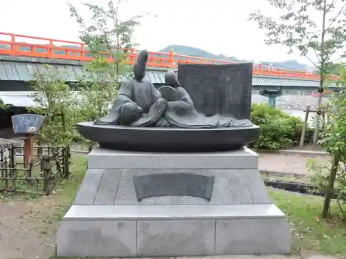 宇治上神社の像