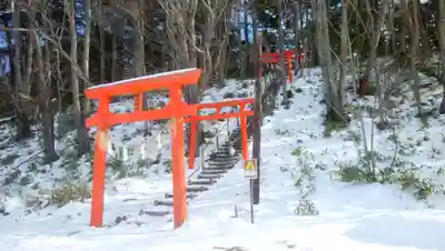 阿寒湖稲荷神社の鳥居