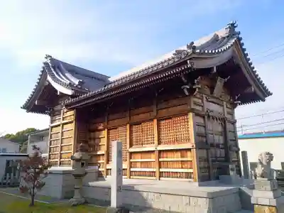 八幡社の本殿・本堂