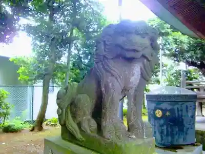 久が原東部八幡神社の狛犬