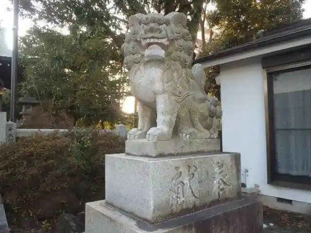 野庭神明社の狛犬