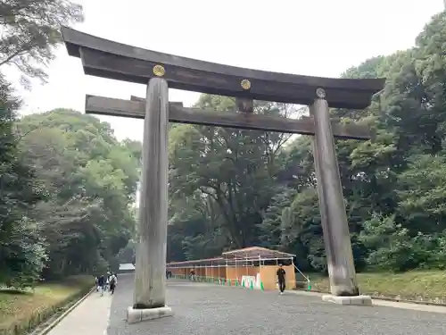 明治神宮の鳥居