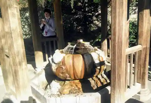 五條天神社の手水舎