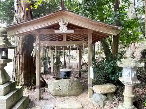 大乃己所神社の手水舎