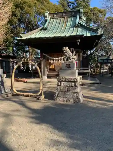 新作八幡宮の狛犬