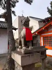 服織神社（真清田神社境内社）の狛犬