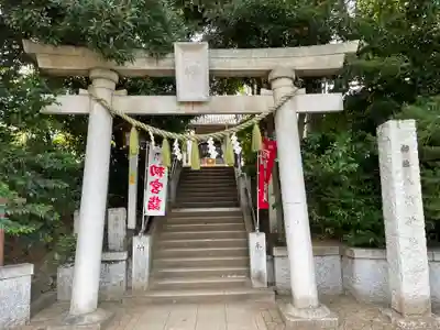 千束八幡神社の鳥居