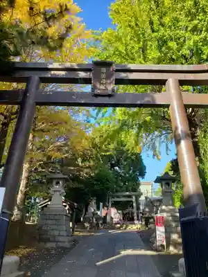 諏訪神社の鳥居