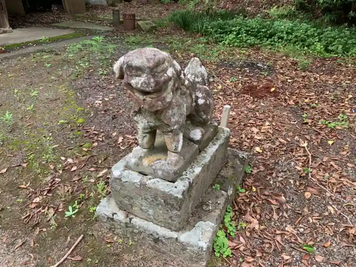 奥野神社の狛犬