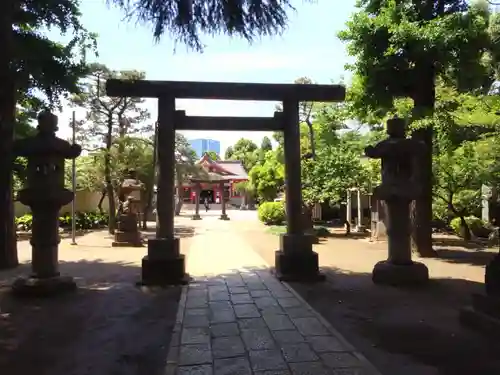 品川神社の鳥居