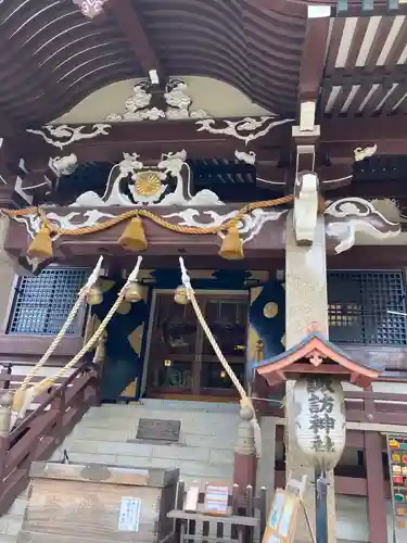 諏訪神社の本殿・本堂