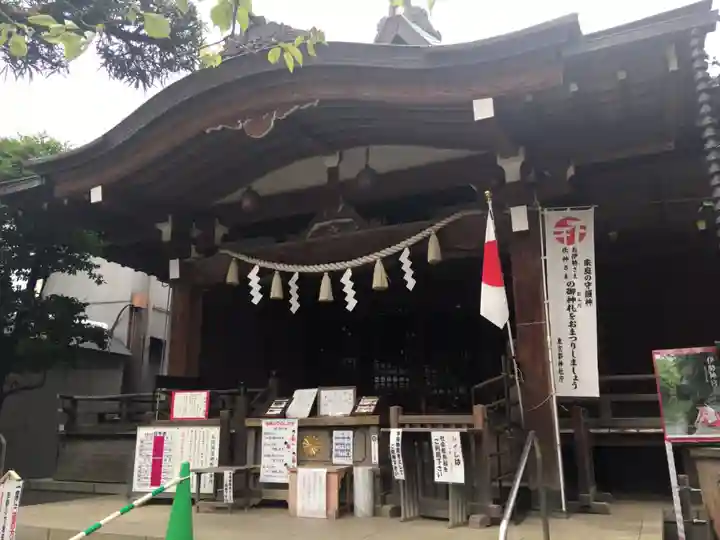 鳩森八幡神社の本殿・本堂