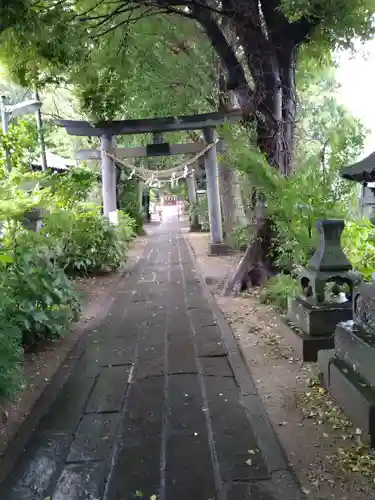 越谷香取神社の鳥居