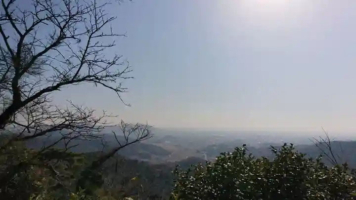 唐澤山神社の景色