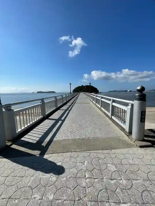 八百富神社の周辺