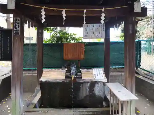 諏訪神社の手水舎