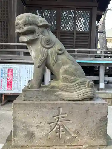 千束八幡神社の狛犬