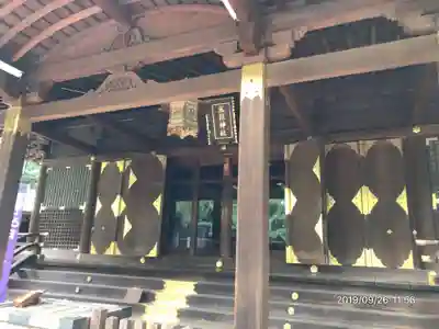 渋谷氷川神社の本殿・本堂
