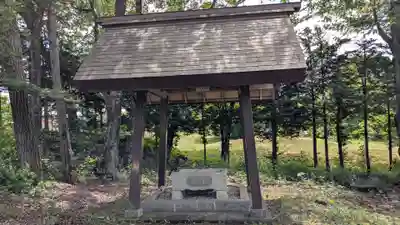 上士幌神社の手水舎