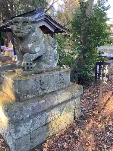 黒田原神社の狛犬