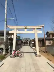 板倉雷電神社の鳥居