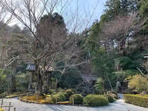 寂光院の庭園