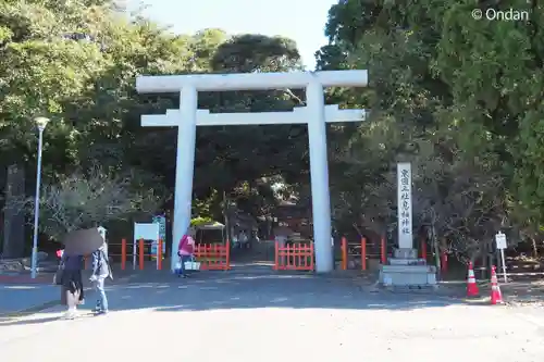 息栖神社の鳥居