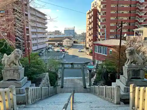 甲宗八幡宮の鳥居