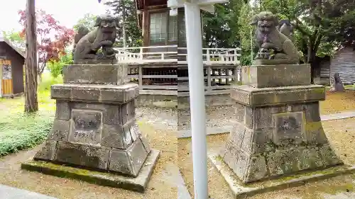 納内神社の狛犬