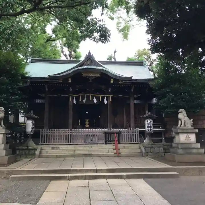 中目黒八幡神社の本殿・本堂