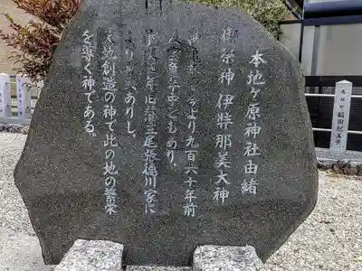 本地ヶ原神社の歴史