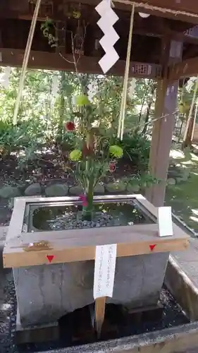 赤坂氷川神社の手水舎