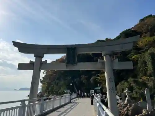 八百富神社の鳥居