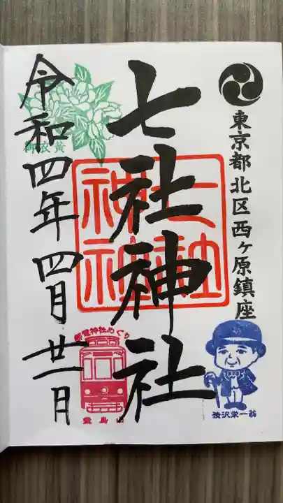 七社神社の御朱印