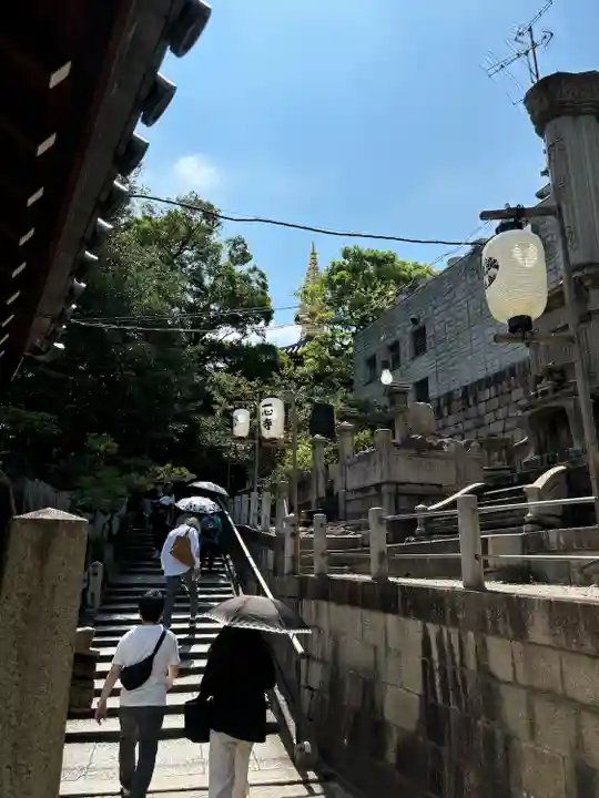 一心寺の庭園