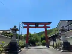 吉利倶八幡宮の鳥居