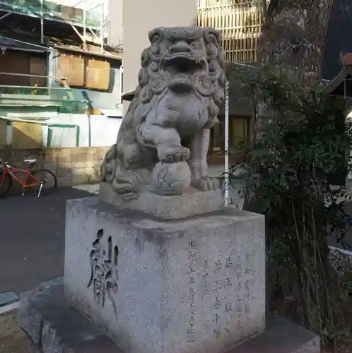 江島杉山神社の狛犬