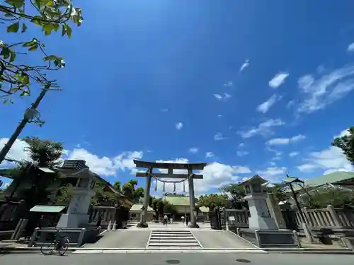 生國魂神社の鳥居