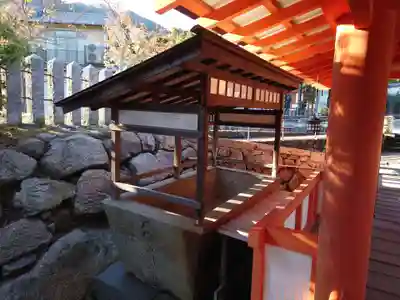 厳島神社の手水舎