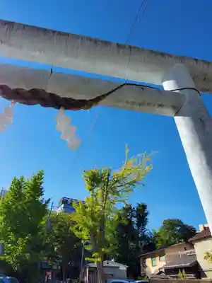 阿邪訶根神社の鳥居